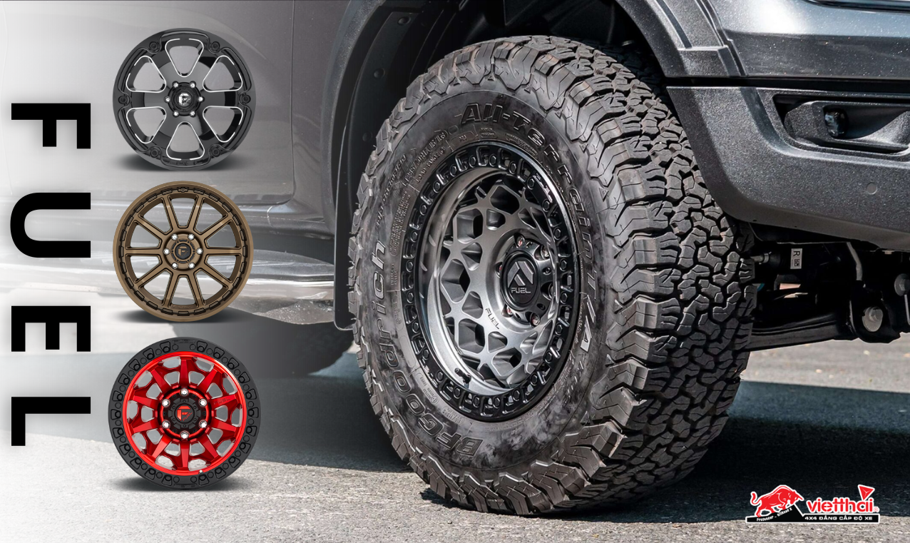 Mâm Fuel Cho Xe Bán Tải & SUV – Đẳng Cấp Offroad, Đậm Chất Mỹ